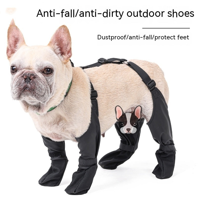 Waterproof Dog Shoes Adjustable Dog Boots Pet Pets dealsniper-net