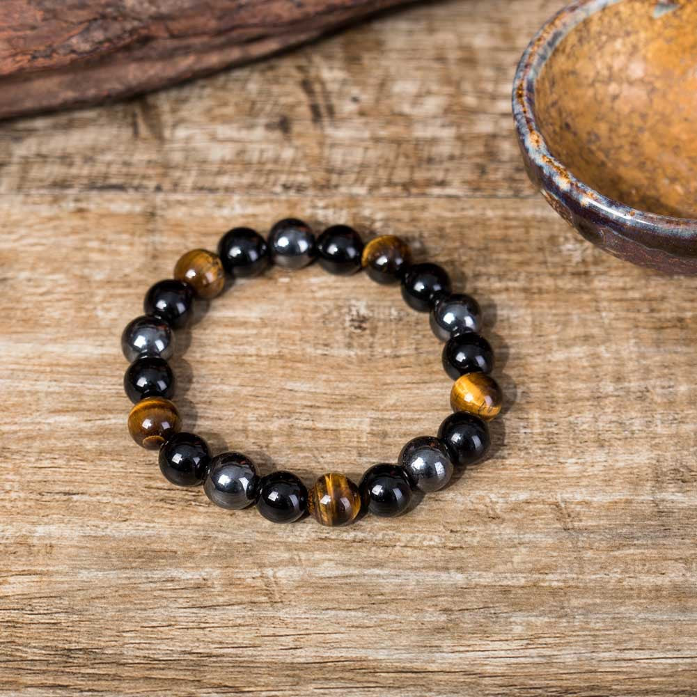 Tiger Eye Stone Bracelet Natural Stone Bracelet Jewelry dealsniper-net