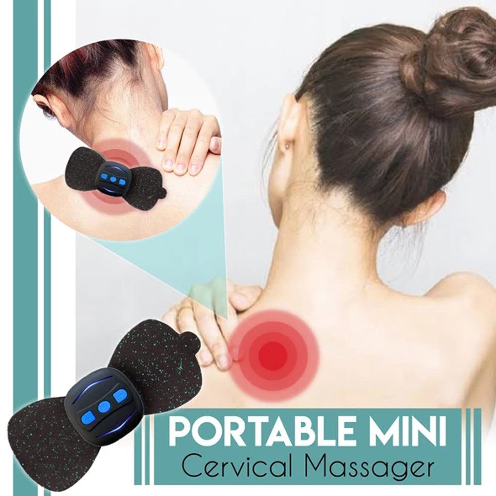 Portable Charging Massager Mini Massage Neck Stickers Cervical Health dealsniper-net