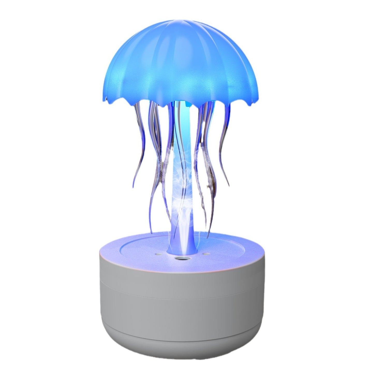 Jellyfish Humidifier Fragrance Diffuser Colorful Night Light Home Decor dealsniper-net White