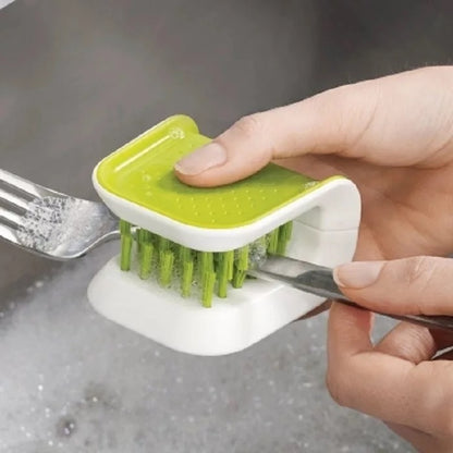 U-Shaped Knife And Cutlery Cleaner Brush Home Kitchen