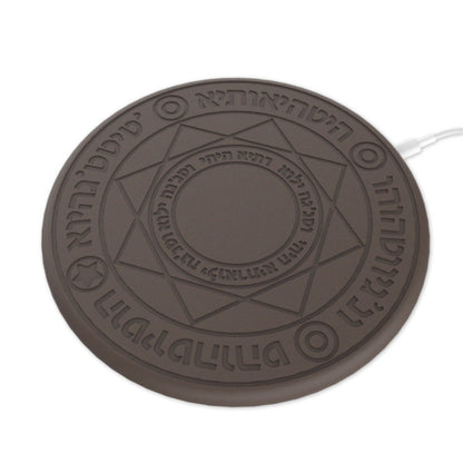 Fast Charging Wireless Mobile Phone Charger Electronics Gym From House Brown Head and line 10W