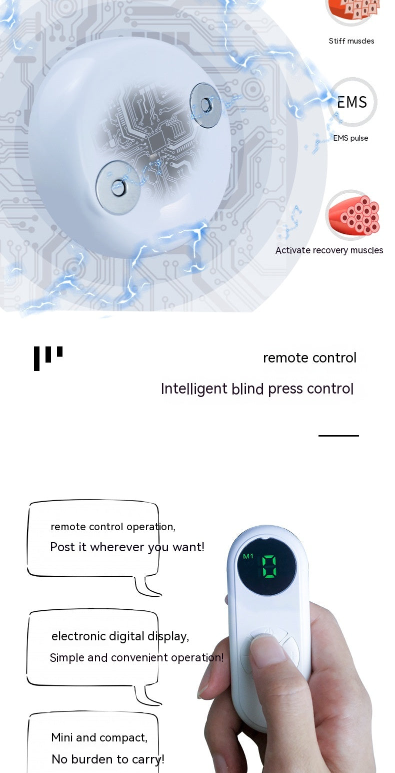 Pad Abdominal Patch Pulse Massage Intelligent Electric Massager Health dealsniper-net