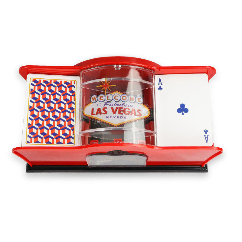 Poker Card Hand Shuffler Easy Hand Cranked Casino Card