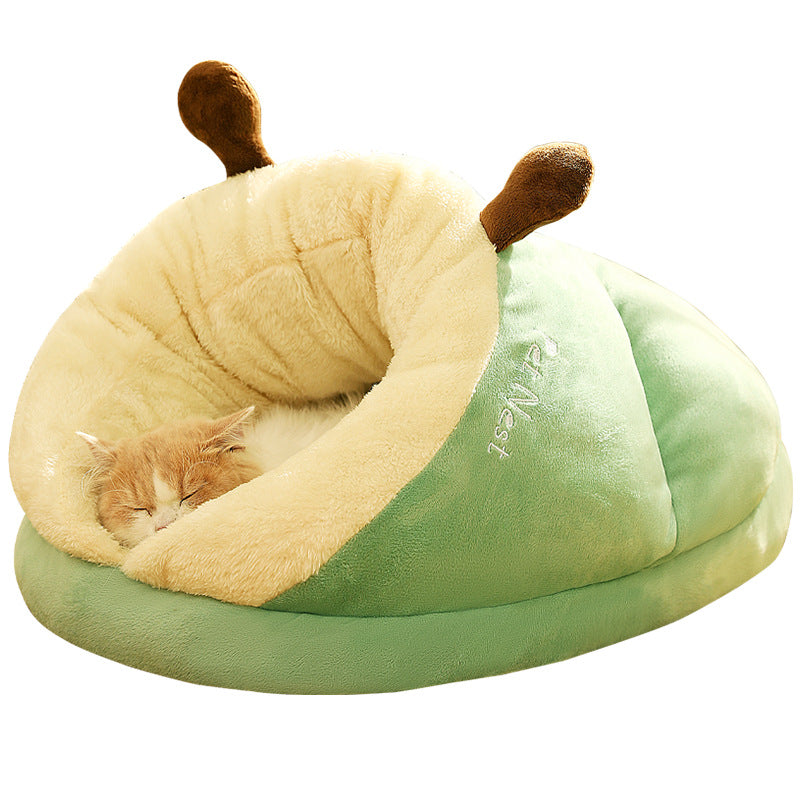 Pet Bed Winter Cat Dog Slippers Small Nest Pets Gym From House