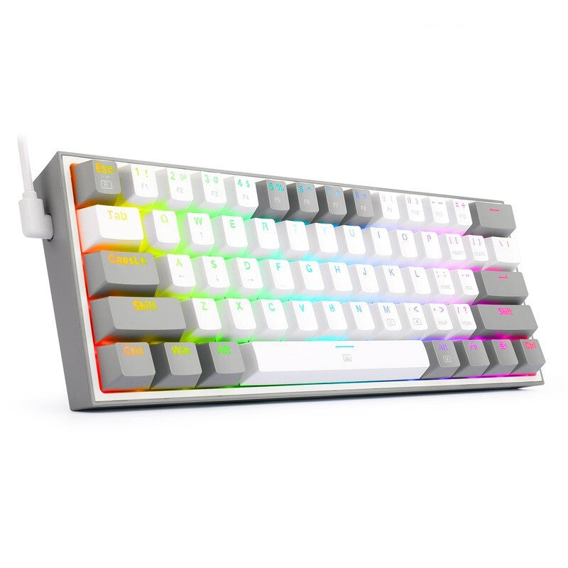 RGB Light Dual Keycap Wired Mechanical Keyboard Electronic dealsniper-net