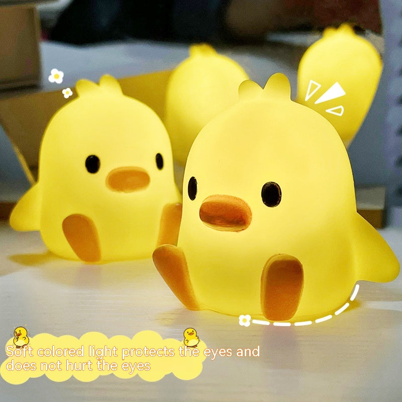 Small Yellow Duck Small Night Lamp Bedside Lamp Home Decor Gym From House