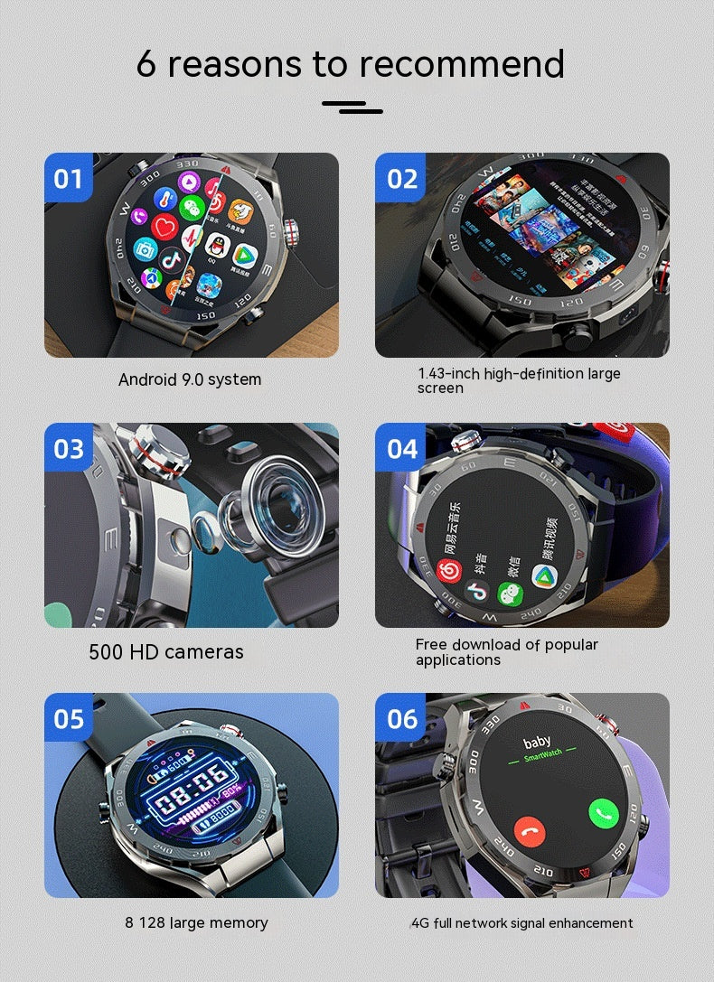 Smart Watch Phone Card Multi-function Sports Jewelry dealsniper-net