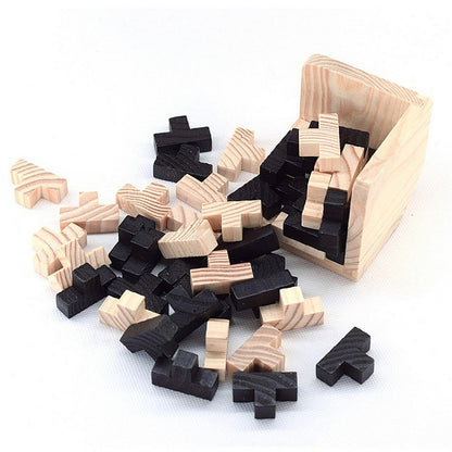 Creative 3D Puzzle Luban Interlocking Wooden Toy Early Educational Toys Puzzles Kids DealSniper.net