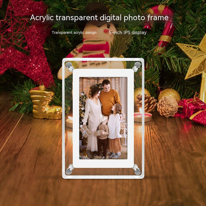5-inch Transparent Fashion Digital Electronic Photo Album Home Decor Gym From House