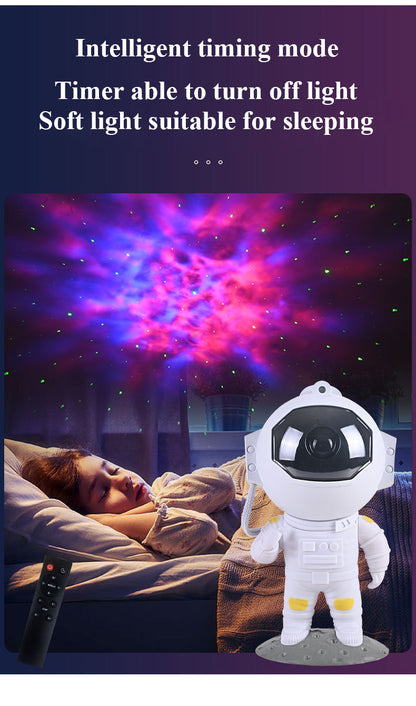 Galaxy Star Projector Starry Sky Night Light Astronaut Lamp Home Decor dealsniper-net