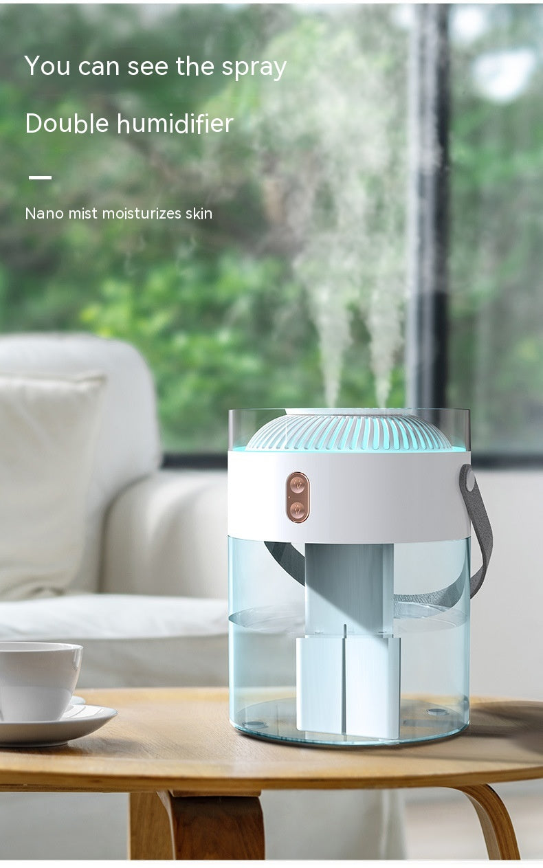Large Capacity Double Spray Humidifier 26L Ambience Light House DealSniper.net