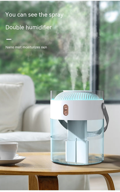 Large Capacity Double Spray Humidifier 26L Ambience Light House DealSniper.net