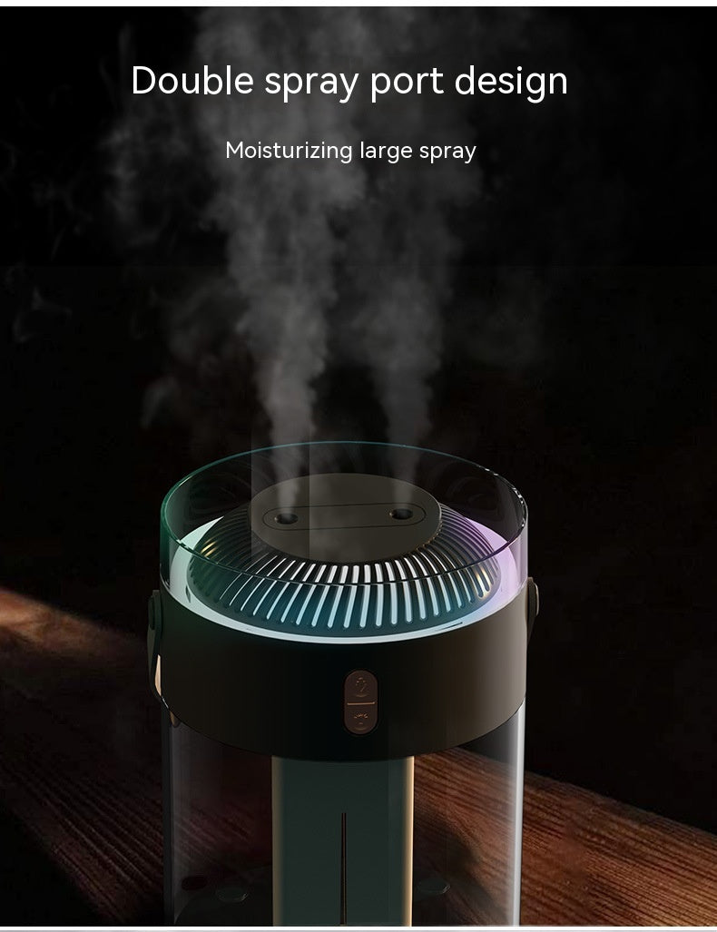 Large Capacity Double Spray Humidifier 26L Ambience Light House DealSniper.net