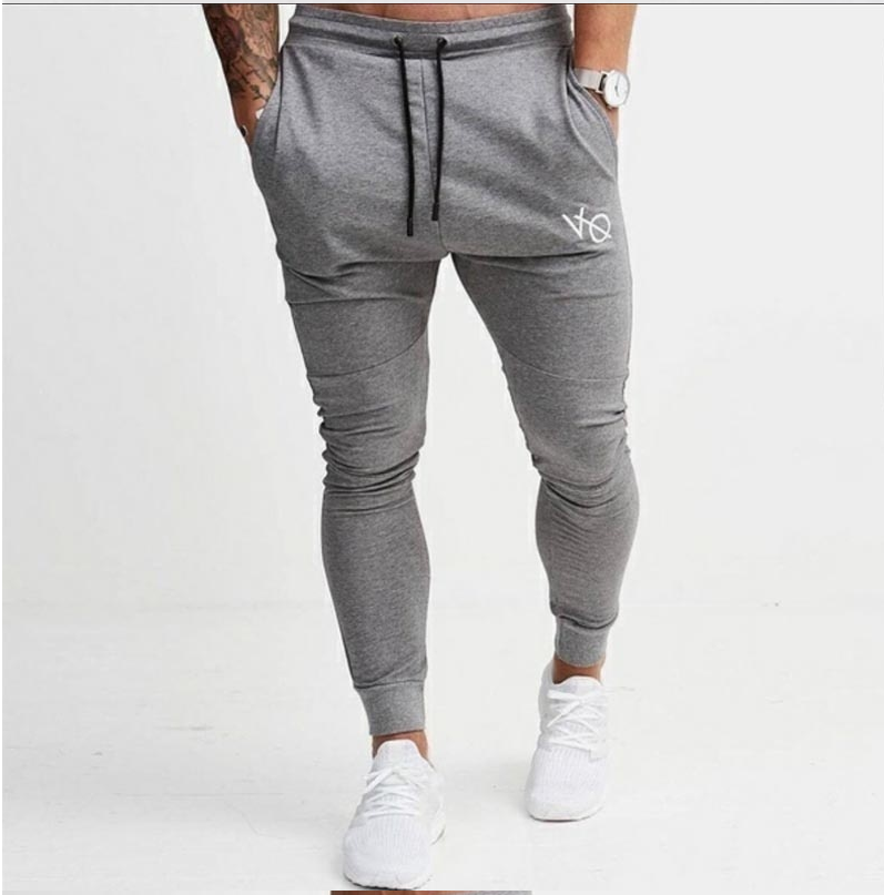 Spring and autumn men's fashion casual slim sports pants men's printed trousers Men dealsniper-net