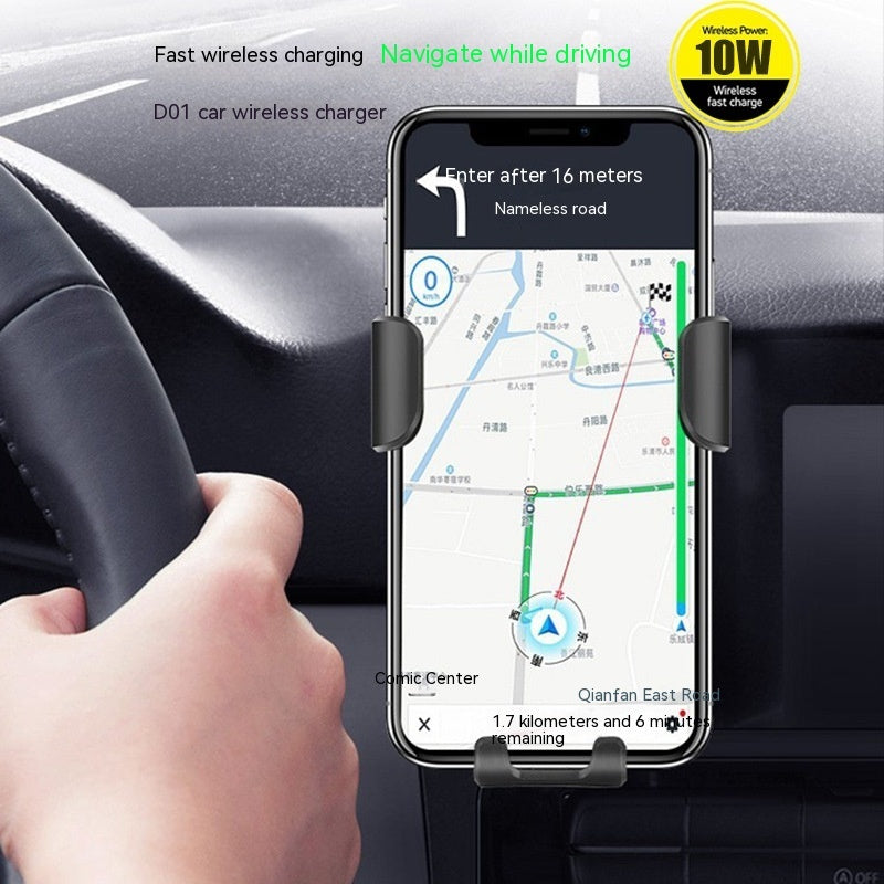 D12 Car Wireless Charger Air Outlet Clip Vehicle dealsniper-net