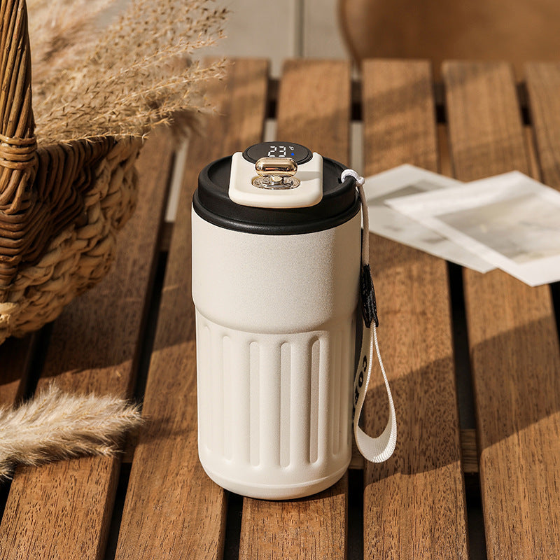 Smart Digital Thermal Bottle Portable Coffee Mug Kitchen dealsniper-net