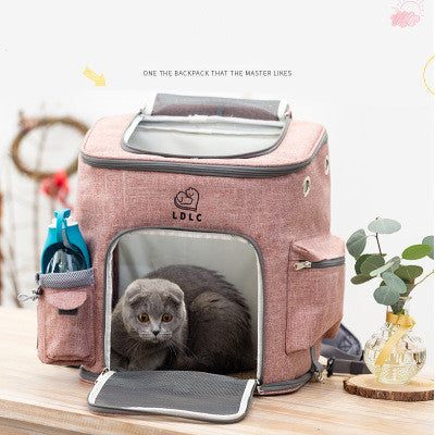 Transparent Portable Cat Backpack Pet Bag Pets Gym From House