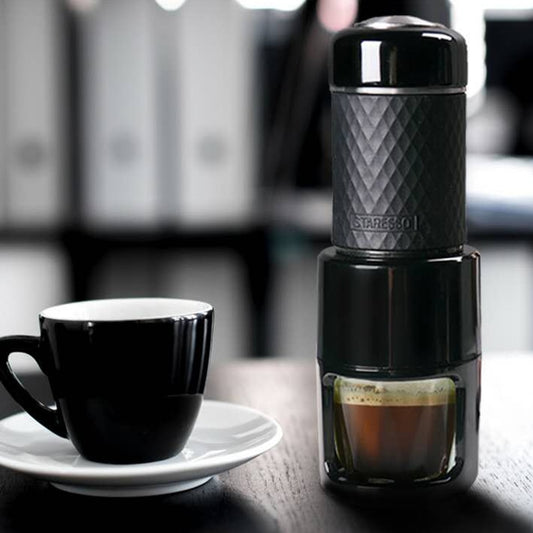 Portable Manual Espresso Coffee Machine Kitchen dealsniper-net
