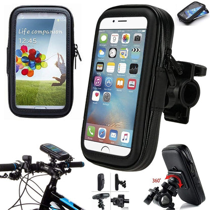 Untoom Bicycle Motorcycle Phone Holder Waterproof Bike Phone Case Bag Outdoor dealsniper-net