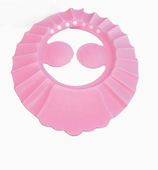 New Eco-friendly Material Kids Shower Baby Bath Adjustable Size Kids dealsniper-net Pink with ear