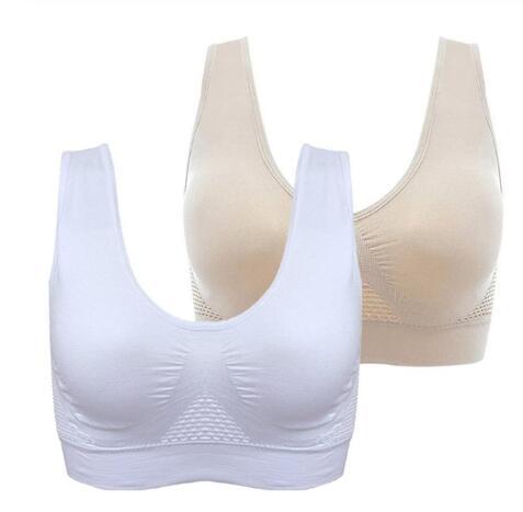 No steel ring hollow vent hole sports bra yoga Women DealSniper.net