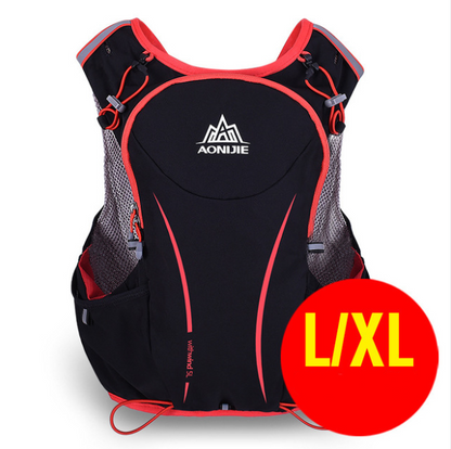 Running Water Bag Backpack Sports Vest Men dealsniper-net Black L XL