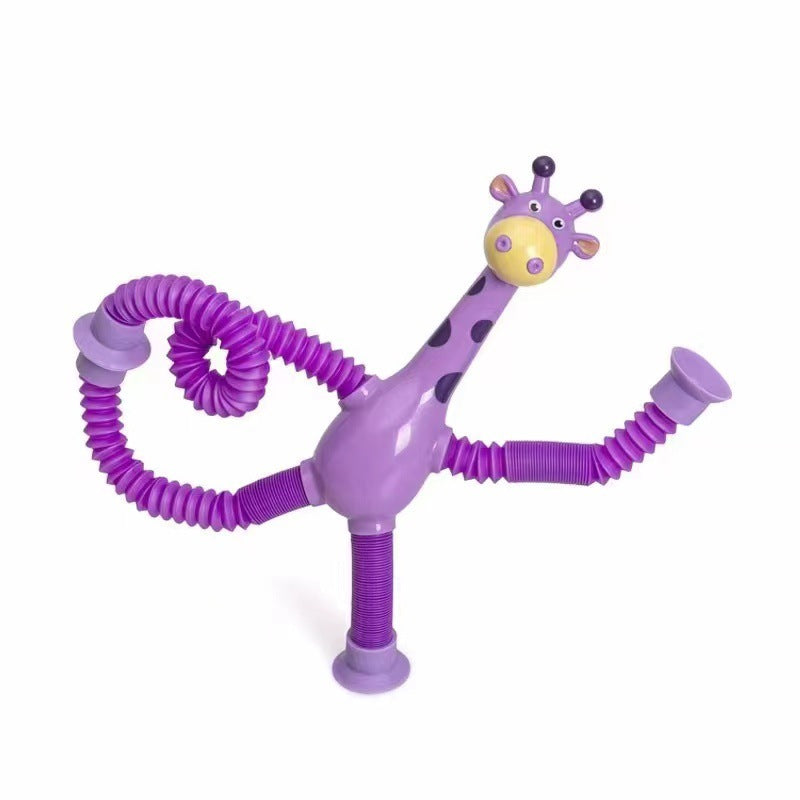 Giraffe Tubes Sensory Toys Novelty Spring Fidget Toy Kids dealsniper-net