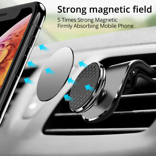 Magnetic Car Phone Holder Air Vent Magnet Mount Rotation Bracket Vehicle Gym From House