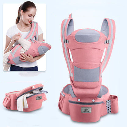 Ergonomic Baby Carrier Infant Baby Hipseat Carrier Kids dealsniper-net Powder