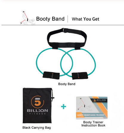 Fitness Women Booty Butt Band Resistance Bands Adjustable Waist Belt