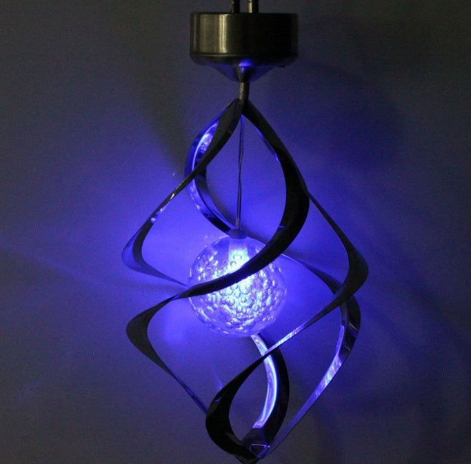 LED Color Changing Solar Wind Chime Light Outdoor DealSniper.net