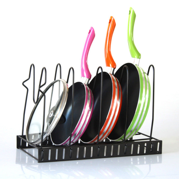 Multi-Layer Extendable Metal Pot Shelf Rack Pan Kitchen Kitchen dealsniper-net