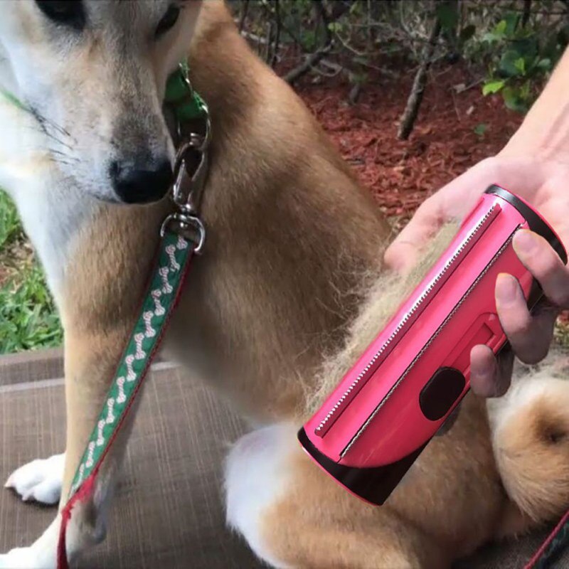 Pet Dog Hair Comb Lint Roller Dog Cat Puppy Cleaning Brush Pets dealsniper-net