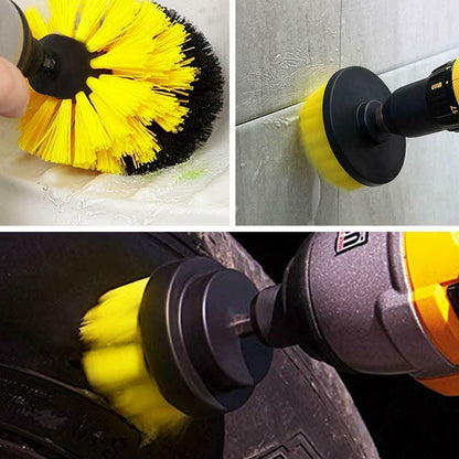 Drill Brush Set Power Scrubber Brushes for Car Wash