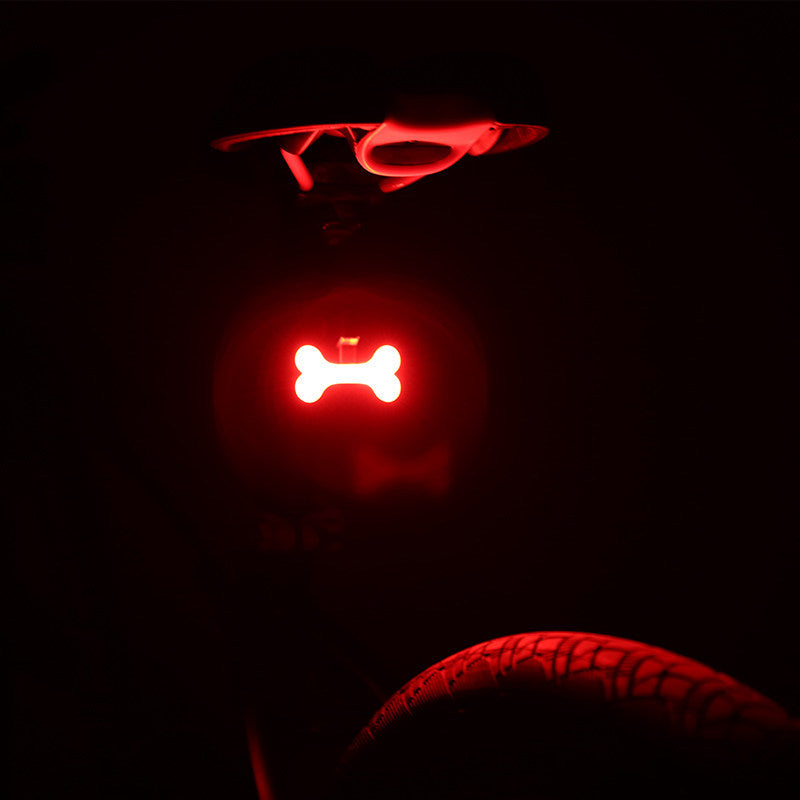 Bicycle taillight usb Outdoor dealsniper-net Bone