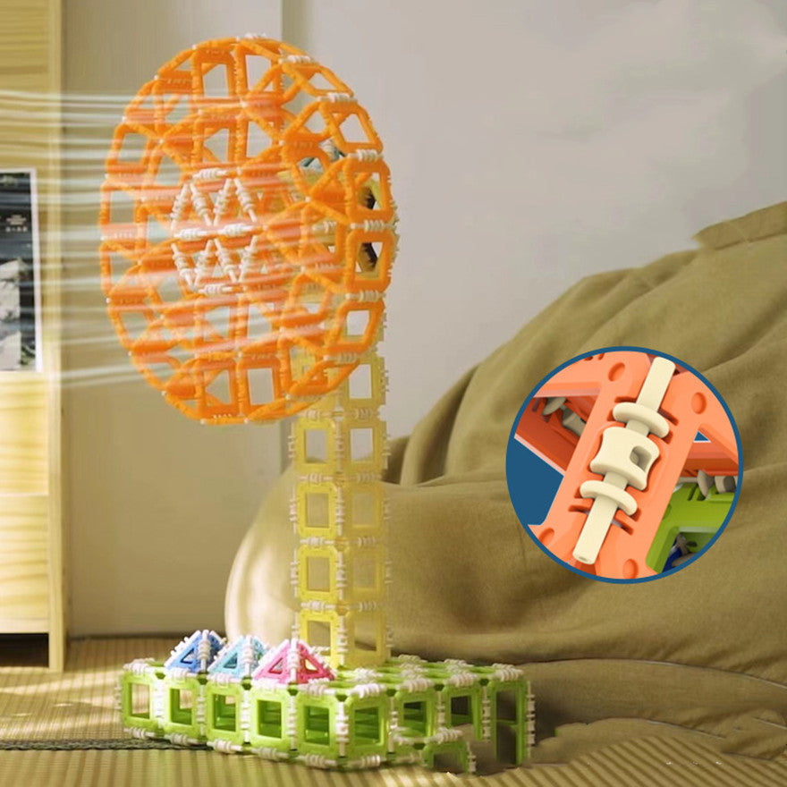 Splicing Buckle Building Blocks Toy Space Three-dimensional Kids dealsniper-net