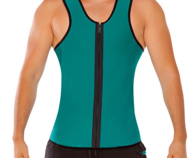 Men's Sports Vest Rubber Corset Men dealsniper-net Green 2XL