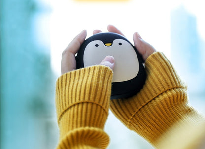 Cute Cartoon Penguin Polar Bear Electric Hand Warmers Heating Pocket Kids Gym From House