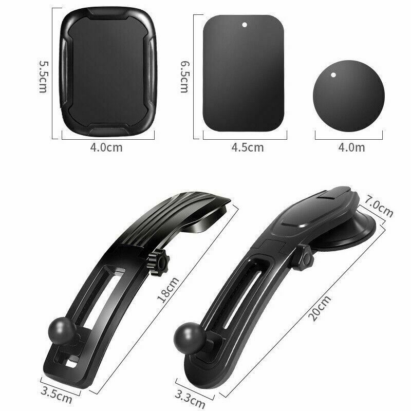 360 Rotatable Phone Mount Holder Car Dashboard Gravity