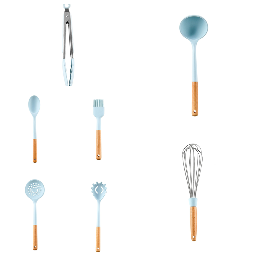 Home Kitchen Silicone Non-Stick Cookware Set Kitchen DealSniper.net Set