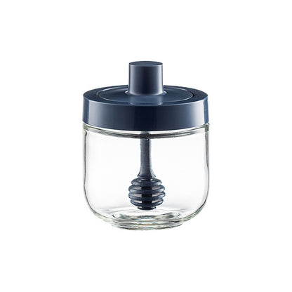 Household Kitchen Glass Spoon Cover Integrated Seasoning Jar Kitchen dealsniper-net A