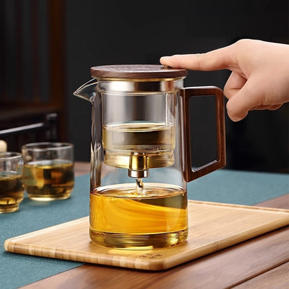 Borosilicate Full Glass Liner Tea Water Separation Tea Set Kitchen DealSniper.net