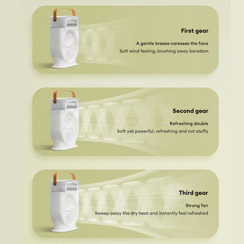 Portable USB Air Conditioner Cooling Fan Air Cooler Humidifiers Gadgets DealSniper.net