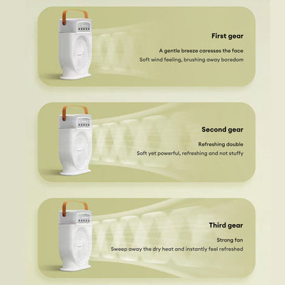Portable USB Air Conditioner Cooling Fan Air Cooler Humidifiers Gadgets DealSniper.net