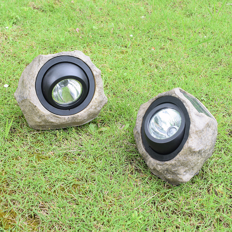 Cross-border New Solar Simulation Stone Lamp House Gym From House