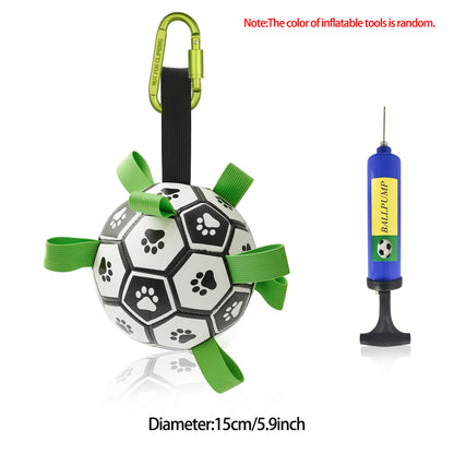 Interactive Dog Football Toy Soccer Ball Inflated Training Toy Pets Gym From House B1