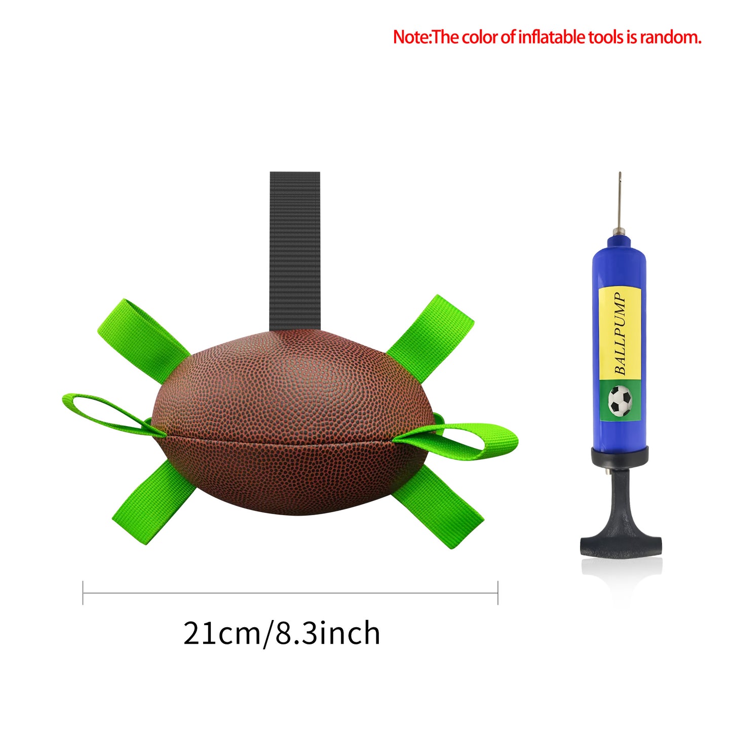 Interactive Dog Football Toy Soccer Ball Inflated Training Toy Pets Gym From House G
