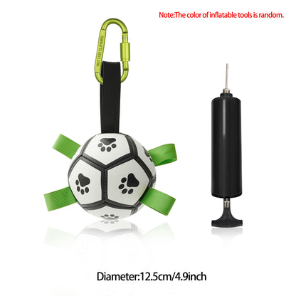 Interactive Dog Football Toy Soccer Ball Inflated Training Toy Pets Gym From House A1