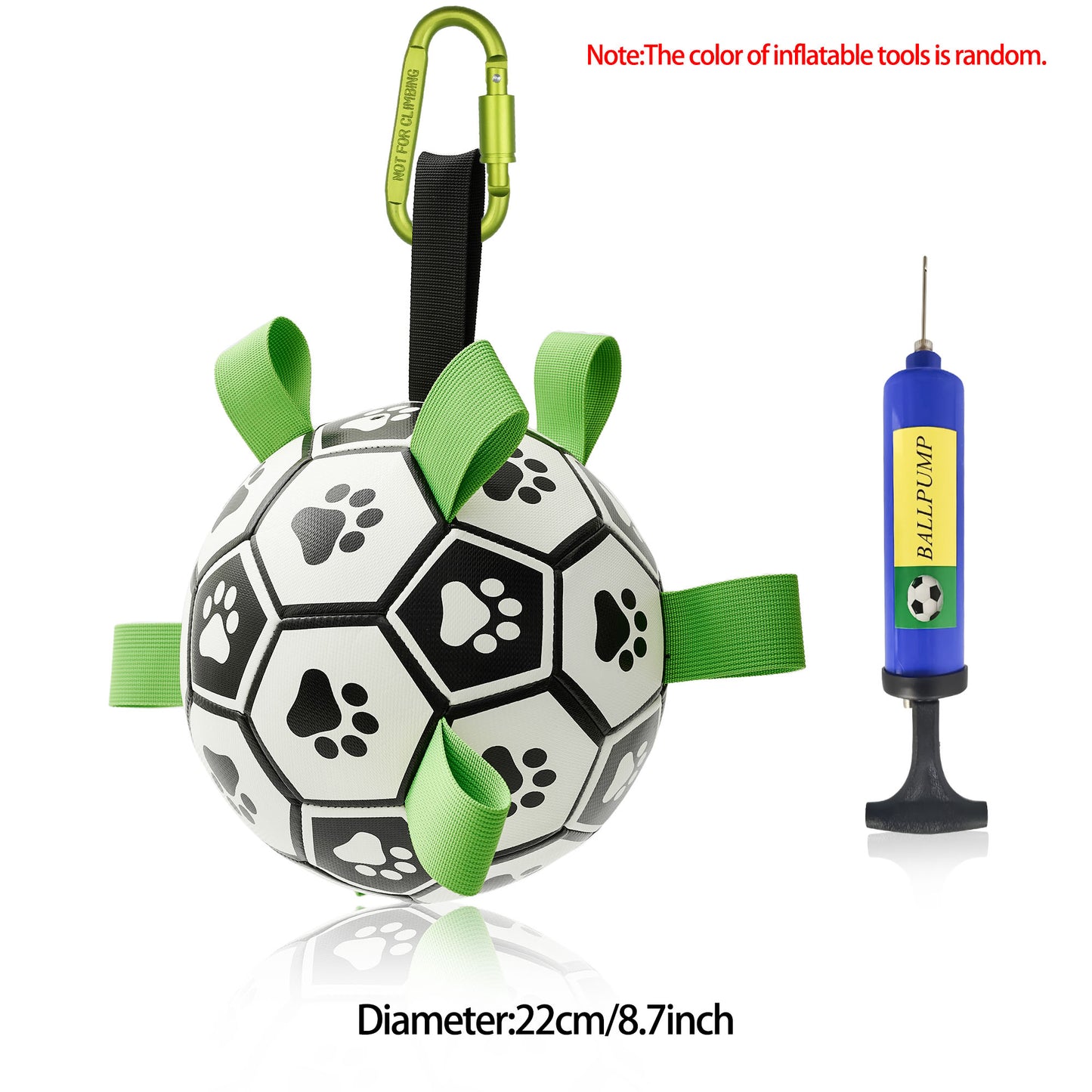 Interactive Dog Football Toy Soccer Ball Inflated Training Toy Pets Gym From House D1